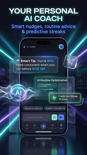 HabitAI challenges, leaderboards, levels and social competition